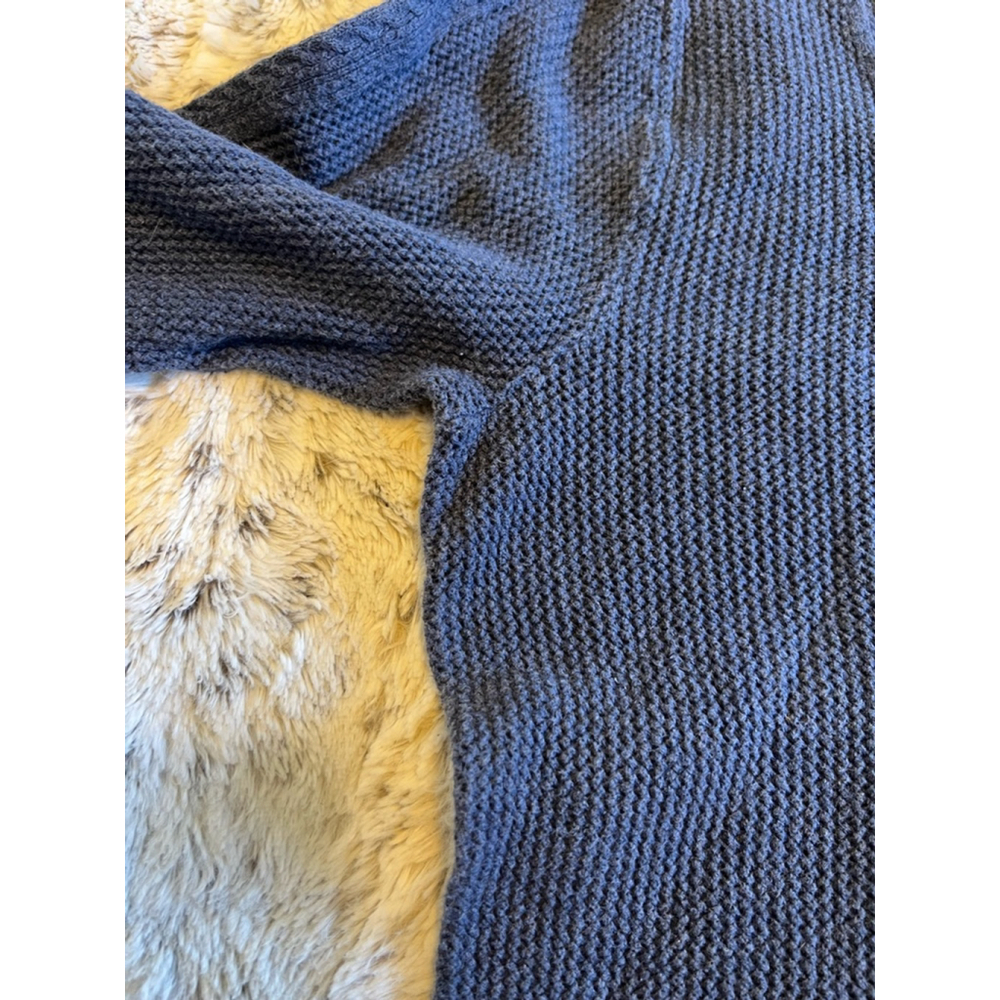 Vintage Pendleton Long Sleeve Cotton Knit Dark Blue Sweater Womens Size Large - Picture 16 of 16